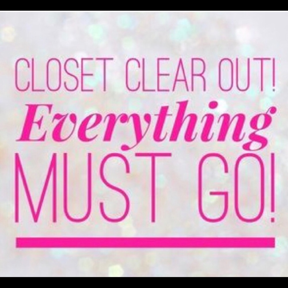 CLOSET CLEAN OUT, let’s bundle & make offers!!